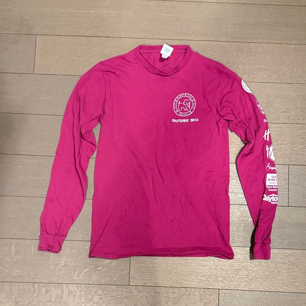 Cute Pink Holiday Long Sleeve Shirt